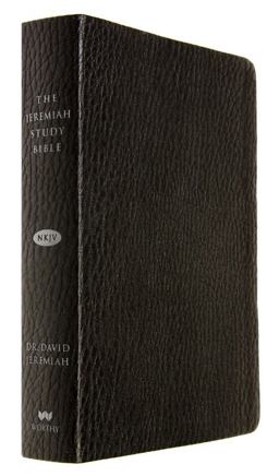 The Jeremiah Study Bible, NKJV: Black LeatherLuxe® W/thumb Index