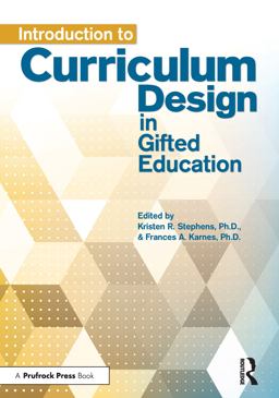 Introduction to Curriculum Design in Gifted Education  9781618214799 Front Cover