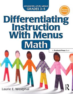 Differentiating Instruction with Menus - Math, Grades 3-5 2nd 9781618215369 Front Cover