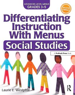 Differentiating Instruction with Menus - Social Studies, Grades 3-5 2nd 9781618215383 Front Cover
