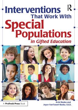 Interventions That Work with Special Populations in Gifted Education  9781618217097 Front Cover