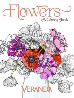 Veranda Flowers a Colouring Book  9781618372376 Front Cover