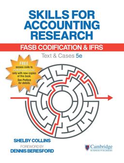 Skills for Accounting Research 5th 9781618535719 Front Cover
