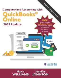 Computerized Accounting Using QuickBooks Online 2023 Update 7th 9781618535740 Front Cover