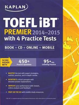 Kaplan TOEFL IBT Premier 2014-2015 with 4 Practice Tests