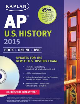 Kaplan AP U. S. History 2015  9781618655868 Front Cover