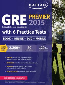 GRE® Premier 2015 with 6 Practice Tests