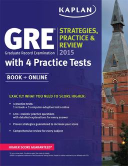 GRE® 2015 Strategies, Practice, and Review with 4 Practice Tests