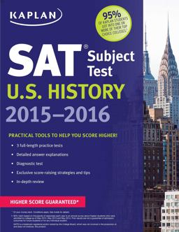 Sat Subject Test U. S. History 2015-2016