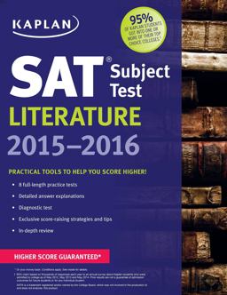 Kaplan SAT Subject Test Literature 2015-2016