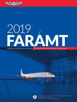 Far-Amt 2019 Federal Aviation Regulations for Aviation Maintenance Technicians  9781619546912 Front Cover
