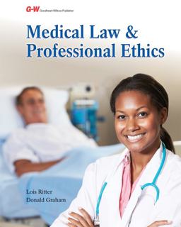 Medical Law and Professional Ethics  9781619609662 Front Cover