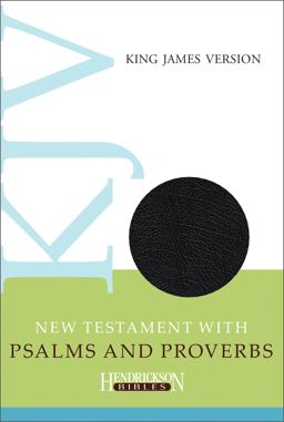 KJV New Testament with Psalms and Proverbs  9781619708716 Front Cover