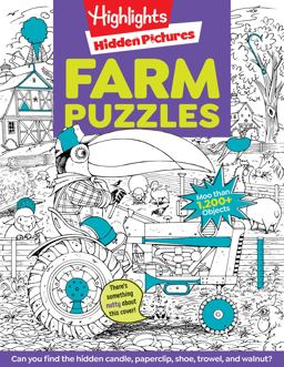 Farm Puzzles Ultimate Farm Picture Puzzle Book with over 1,200 Objects to Seek and Find, Farm-Themed Activity Book for Kids 6 and Older  9781620917718 Front Cover
