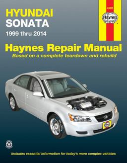 Hyundai Sonata 1999 Thru 2014 Haynes Repair Manual  9781620920848 Front Cover