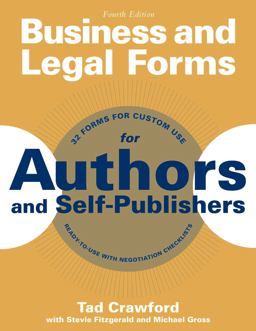 Business and Legal Forms for Authors and Self-Publishers  9781621534648 Front Cover
