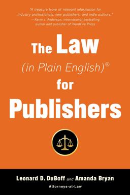 Law (in Plain English) for Publishers  9781621536765 Front Cover