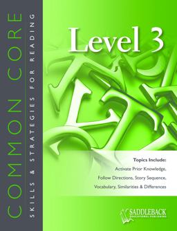 Common Core Skills and Strategies for Reading Level 3