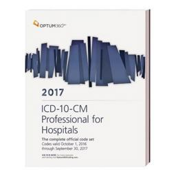 ICD-10-CM 2017 Professional for Hospitals:  9781622542291 Front Cover