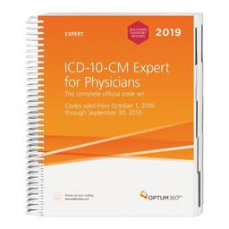 ICD-10-CM Expert for Physicians — 2019 Without Guidelines:  9781622544288 Front Cover