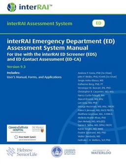 InterRAI Emergency Department (ED) Assessment System Manual
