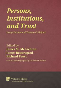 Persons, Institutions, and Trust