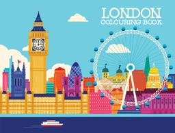London Colouring Book  9781623260453 Front Cover