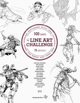 Line Art Challenge 100 Sketches for 100 Days  9781624650352 Front Cover