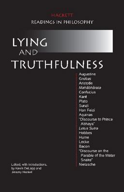 Lying and Truthfulness  9781624664502 Front Cover