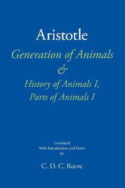 Generation of Animals and History of Animals I, Parts of Animals I