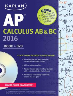 Kaplan AP Calculus AB and BC 2016 2nd 9781625231437 Front Cover
