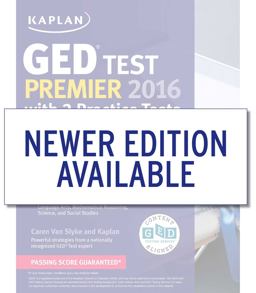 Kaplan GED® Test Premier 2016 with 2 Practice Tests