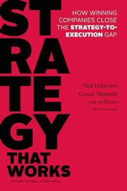 Strategy That Works How Winning Companies Close the Strategy-To-Execution Gap  9781625275202 Front Cover