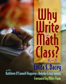 Why Write in Math Class?  9781625311603 Front Cover