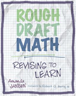Rough Draft Math Revising to Learn  9781625312068 Front Cover