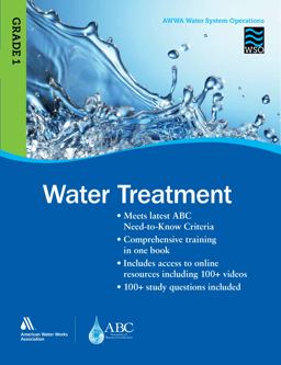 Water System Operations (WSO) Water Treatment, Grade I  9781625761231 Front Cover