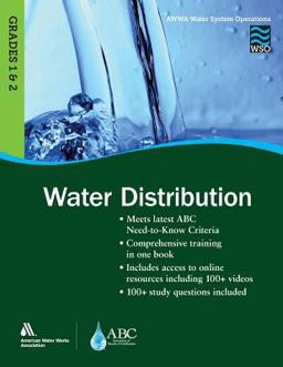 Wso Water Distribution, Grades 1 & 2:  9781625761262 Front Cover