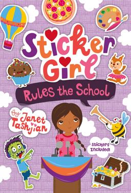 Sticker Girl Rules the School  9781627793360 Front Cover