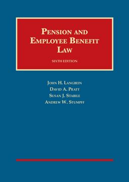 Pension and Employee Benefit Law:  9781628100211 Front Cover