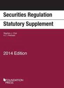 Securities Regulation Statutory Supplement Securities Regulation Statutory Supplement
