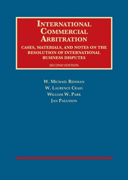 International Commercial Arbitration: Cases, Materials and Notes  9781628100594 Front Cover
