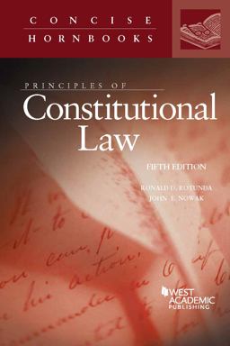 PRINCIPLES OF CONSTITUTIONAL LAW  9781628101195 Front Cover