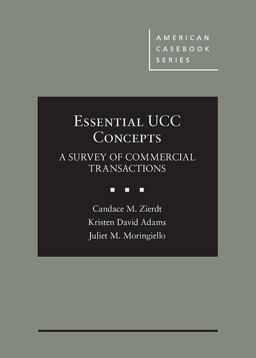 Essential UCC Concepts A Survey of Commercial Transactions  9781628101362 Front Cover