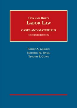Cox and Bok's Labor Law