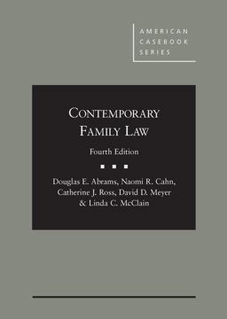 Contemporary Family Law 4th 9781628101652 Front Cover