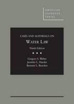 Cases and Materials on Water Law, 9th 9th 9781628102741 Front Cover