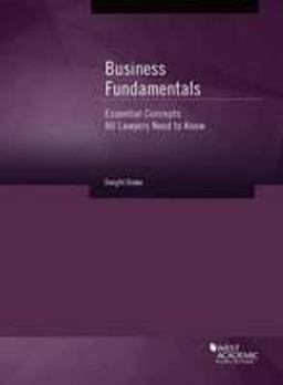Business Fundamentals: Essential Concepts All Lawyers Need to Know  9781628103373 Front Cover