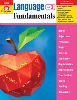 Language Fundamentals, Grade 3  9781629382197 Front Cover