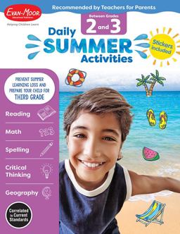 Daily Summer Activities: Moving from 2nd Grade to 3rd Grade, Grades 2-3  9781629384856 Front Cover