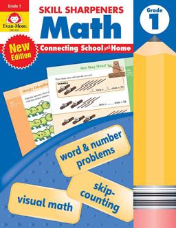 Skill Sharpeners: Math, Grade 1  9781629389868 Front Cover
